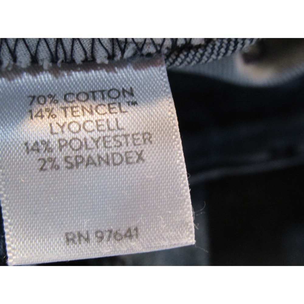 J. JILL Authentic Fit Slim Ankle Jeans Womens 16 Blue Denim Mid Rise Stretch - Picture 10 of 16